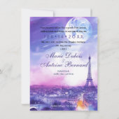 With photo Amour Éternel Eiffel Embrace セーブザデート (裏面)