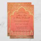 With photo Marigold調和 招待状 (正面/裏面)