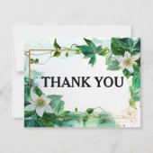 With photo Thank Thank You with Passiflora Serenit サンキューカード (正面)