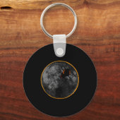 With The Spider Web Arachnid Moon Solar キーホルダー (正面)