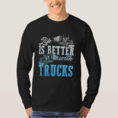 with Trucks for Truck Driver Tシャツ (正面)