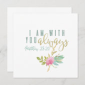 With You Always Verse Greeting Card (正面/裏面)