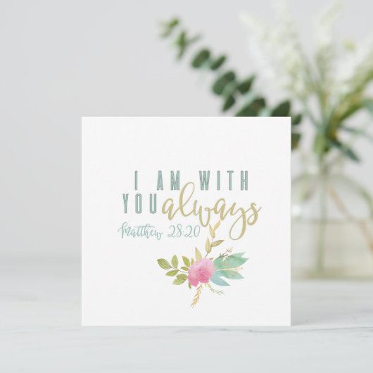 With You Always Verse Greeting Card (スタンド正面)