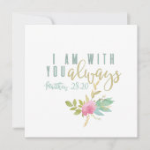 With You Always Verse Greeting Card (正面)