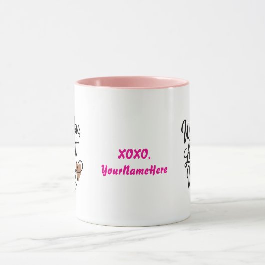 With You Life Just Works Personalized Mug マグカップ (中央)