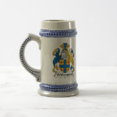 Witherspoonの家紋 ビールジョッキ (左)