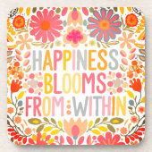 WIthinの幸せ開花 コースター (正面)