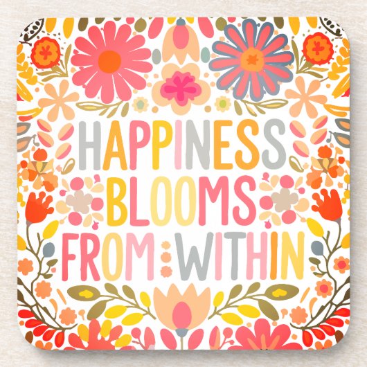 WIthinの幸せ開花 コースター (正面)