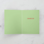 Within You 感動的引用文卒業 カード (内部)