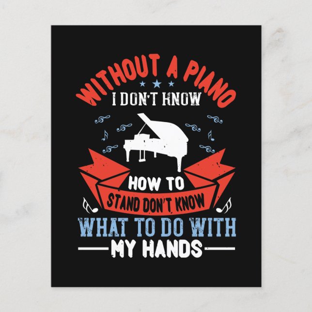 Without A Piano I Don’T Know How To Stand (正面)