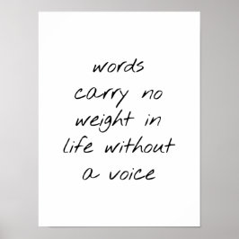 Without A Voice Poster ポスター