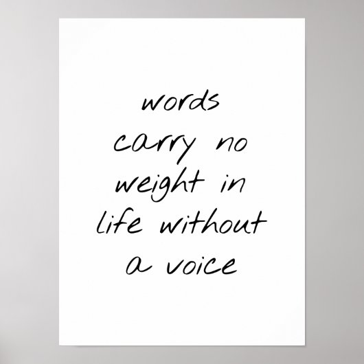 Without A Voice Poster ポスター (正面)