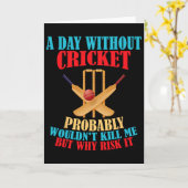 Without Cricket Probly Wouldn't Kill Me But Why Ri カード (黄色い花)