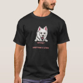 without Eskimo Dog dog everything is stupid Premiu Tシャツ (正面)