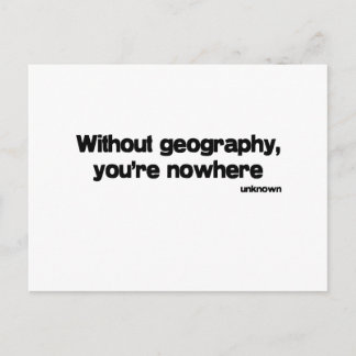 Without Geography引用文 ポストカード