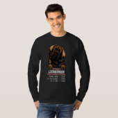 without Leonberger dog everything is stupid_3 Tシャツ (正面フル)
