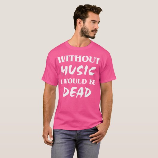 Without music friends tシャツ (正面フル)