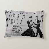 Without music life would be a mistake  アクセントクッション (裏面)
