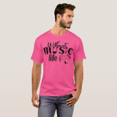 Without Music Life Would Be girl Tシャツ (正面フル)