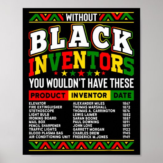 Without The Black Inventors You Wouldn't Have That ポスター (正面)