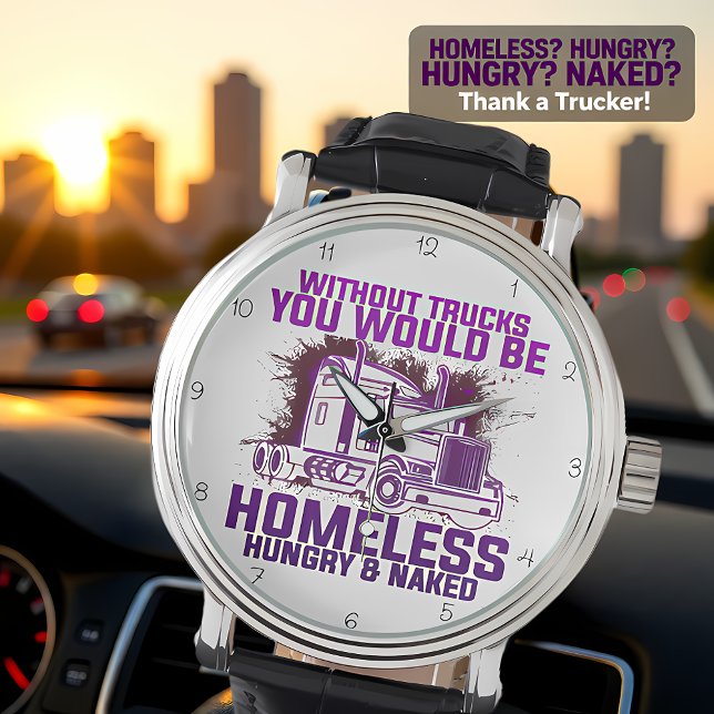 Without Trucks: Homeless, Hungry,  腕時計 (クリエイターアップロード済み)