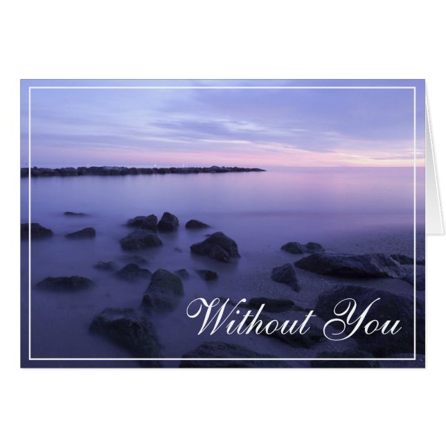 Without You海・カード (正面横)