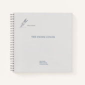 Witness pen- Minimalist Marriage Union Notebook ノートブック (正面)