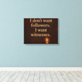 Witness Statement — Candle Edition | Orrin Studios キャンバスプリント (インサイチュ (ウッドフロア))