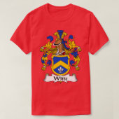 Witte Coat of Arms Family Crest  Tシャツ (デザイン正面)