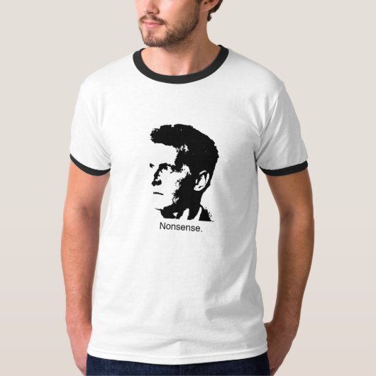 Wittgensteinのチャーム! Tシャツ (正面)