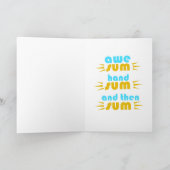 witty Happy birthday wish to  son in law カード (内部)