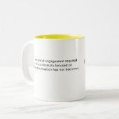 Witty It's Not My Problem ツートーンマグカップ (正面左)