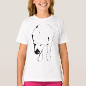 Witty Labrador Grin, Head-Down Holiday Tシャツ (正面)