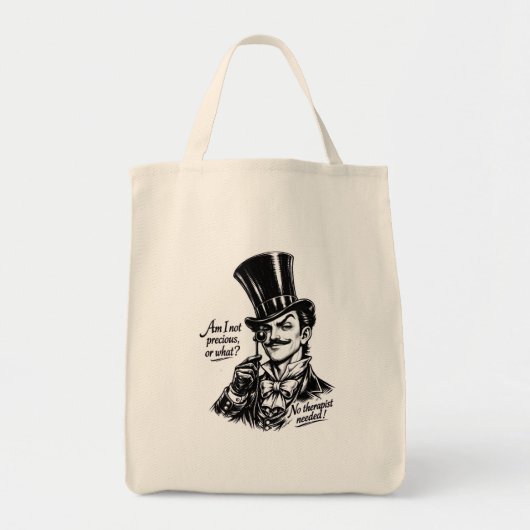 Witty Lord caricature  トートバッグ (正面)