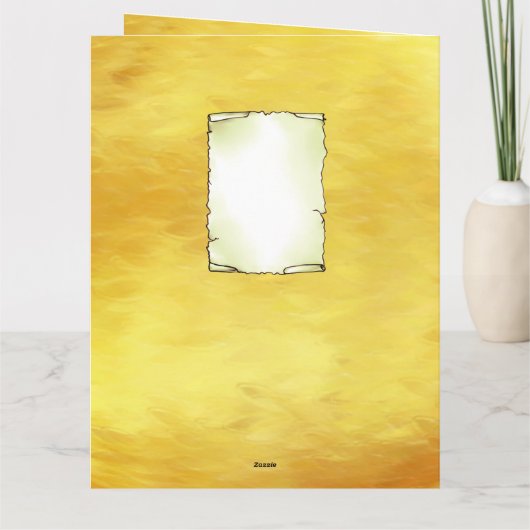 Witziger Weihnachtsbaum  カード (裏面)