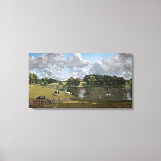 Wivenhoe公園、Essex キャンバスプリント (正面)