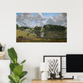 Wivenhoe Park, Essex by John巡査 ポスター (ホームオフィス)