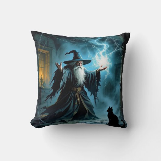 Wizand Cat  クッション (正面)