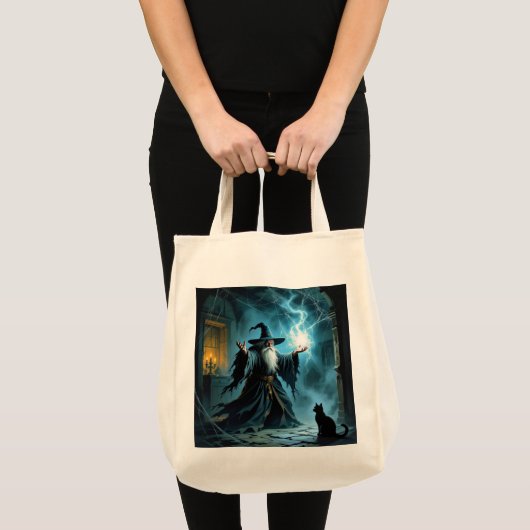 Wizand Cat  トートバッグ (正面(商品))