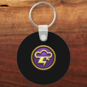 Wizard101ストームスクールキーチェーン キーホルダー (正面)