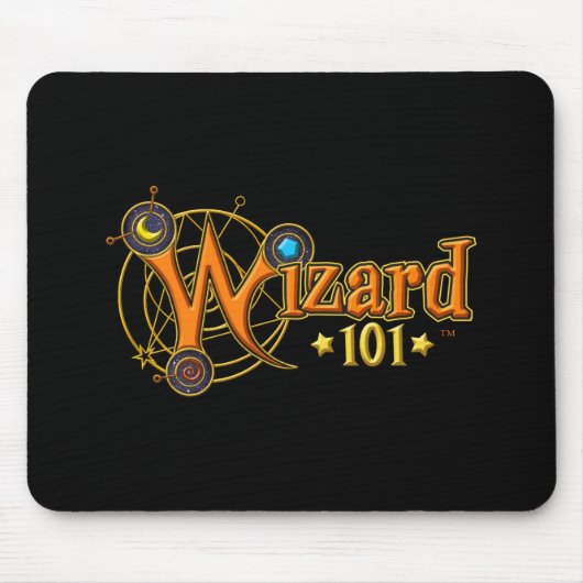 Wizard101ロゴのマウスパッド マウスパッド (正面)
