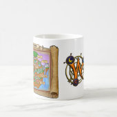 Wizard101魔法使い都市地図のコーヒー・マグ コーヒーマグカップ (中央)
