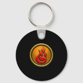 Wizard101 Fire School Keychain キーホルダー (正面)