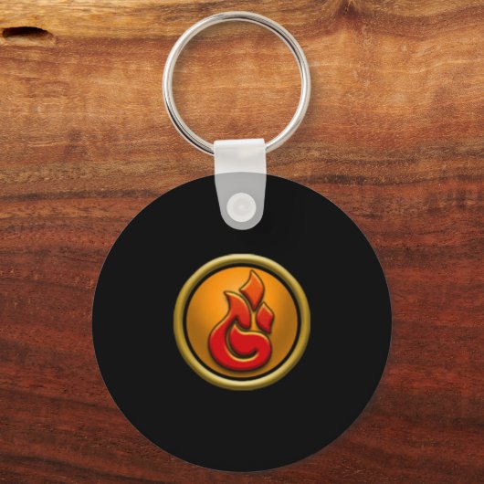 Wizard101 Fire School Keychain キーホルダー (正面)
