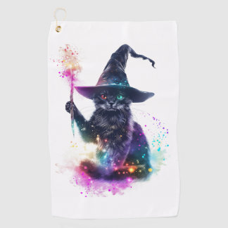 Wizard Cat Magic ゴルフタオル