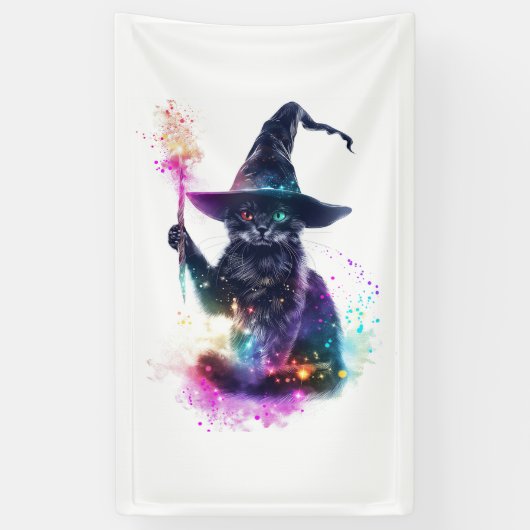 Wizard Cat Magic 横断幕 (縦)
