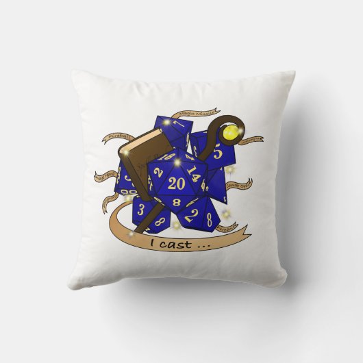 Wizard Dice Design クッション (裏面)