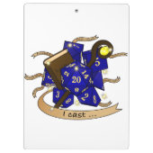 Wizard Dice Design クリップボード (裏面)