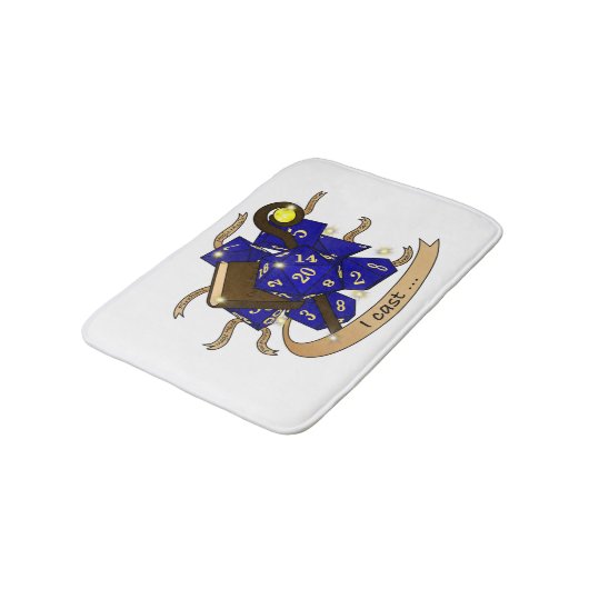 Wizard Dice Design バスマット (アングル)