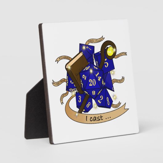 Wizard Dice Design フォトプラーク (正面)